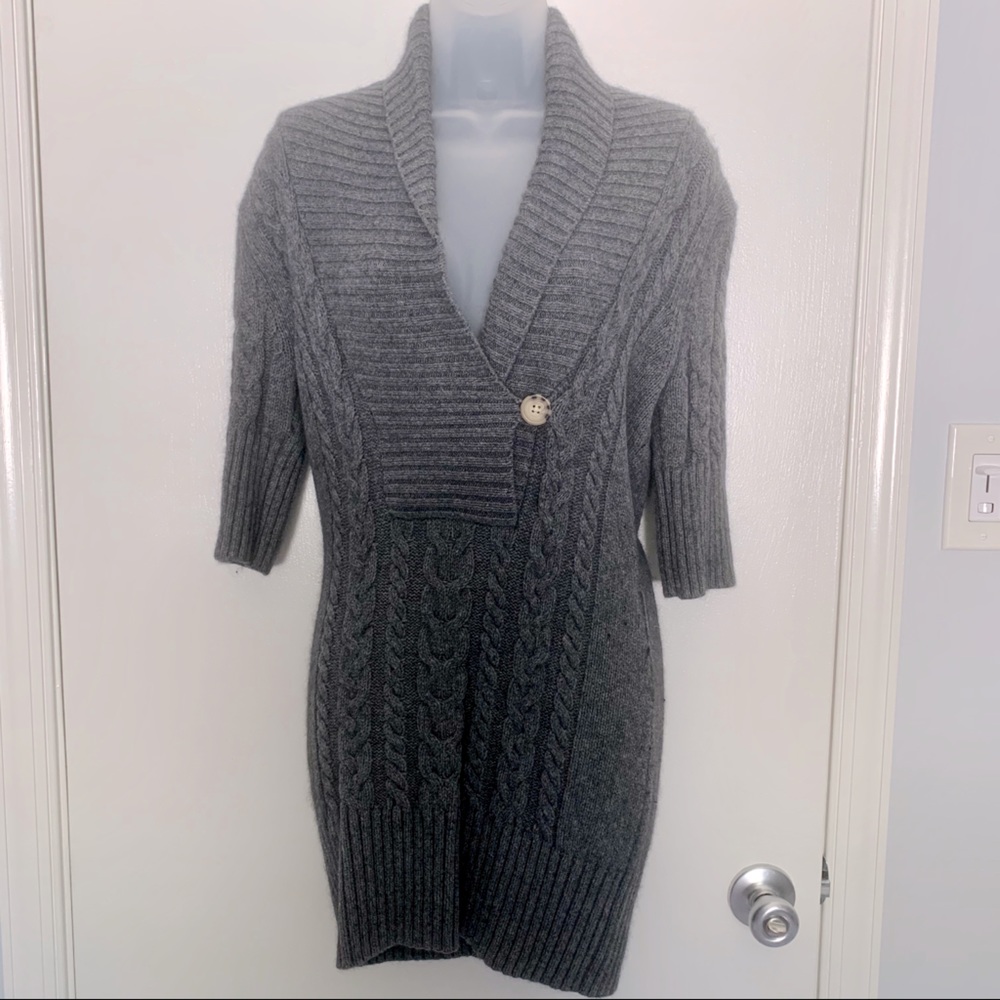 Chunky Gray Sweater, Size Medium